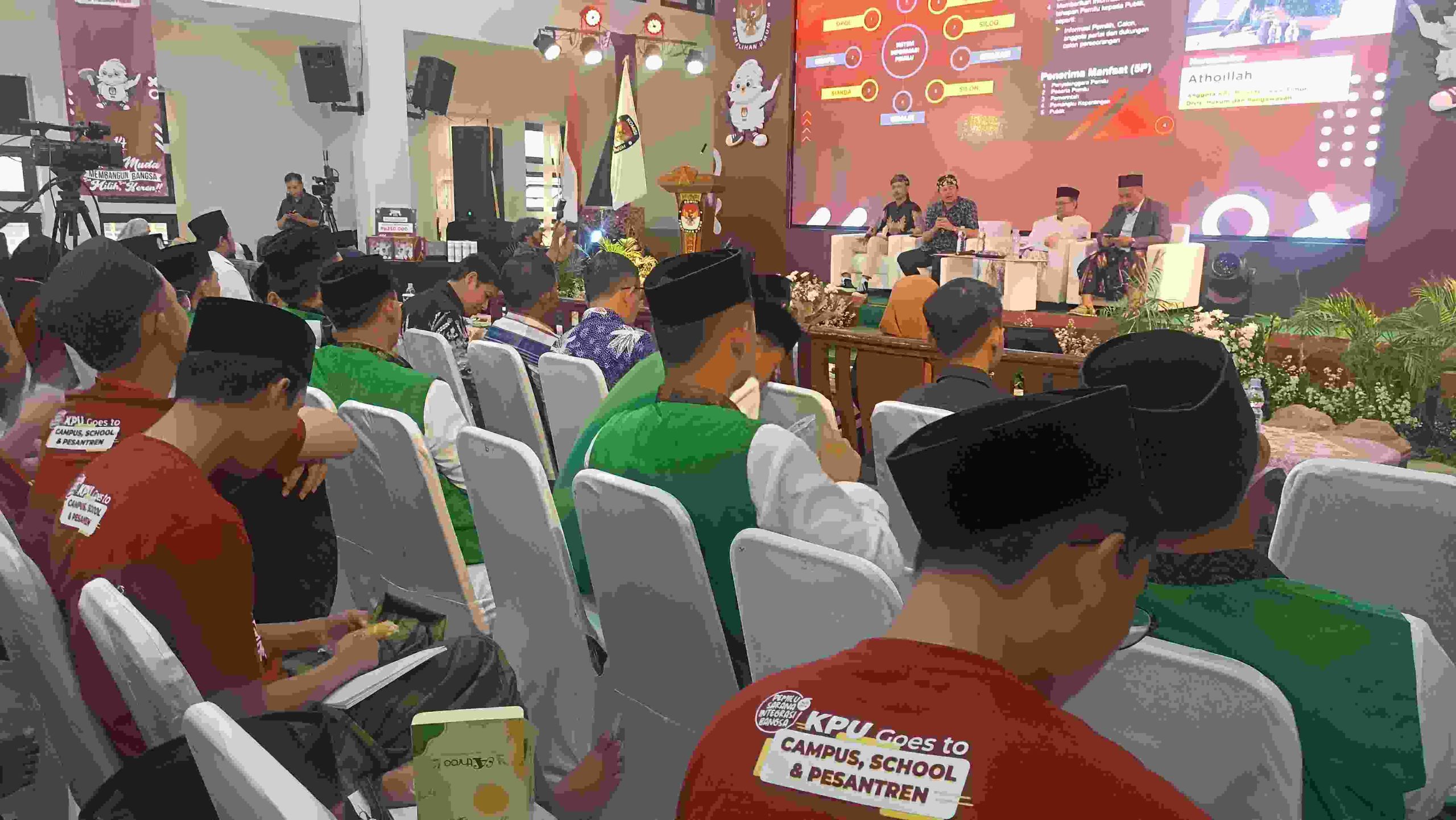 KPU Goes Pesantren Tebuireng Jombang, Ajak Santri Berpartisipasi pada Pemilu 2024