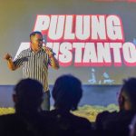Pulung Sosialisasikan Bacapres Ganjar di Kediri dengan Lagu Rambut Putih