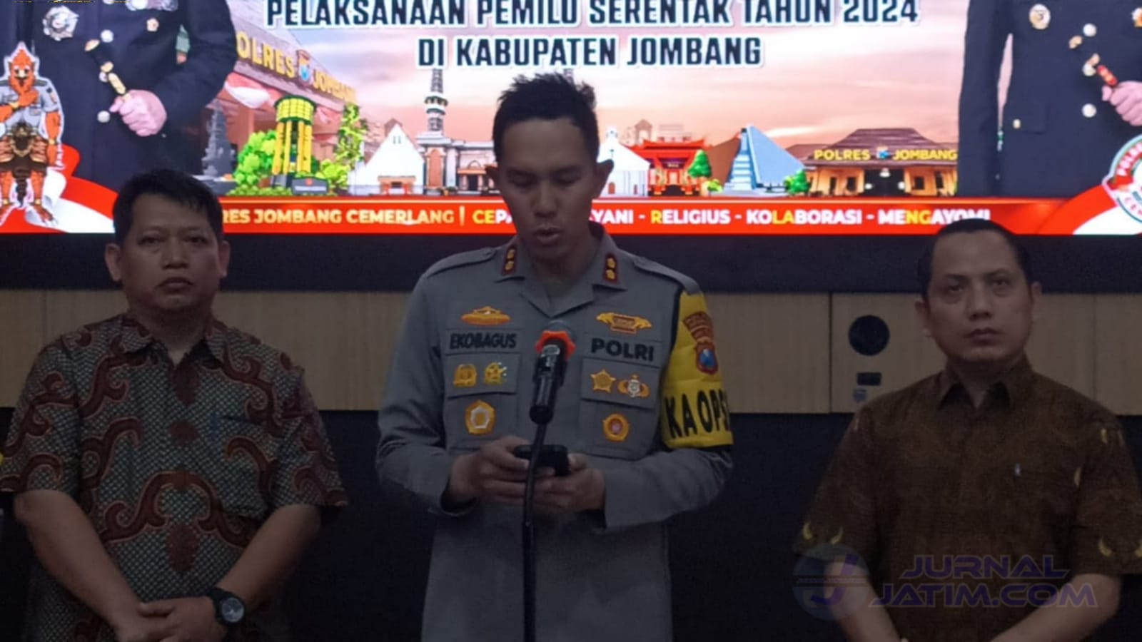 Kantor KPU Jombang Akan Dipasangi Kamera CCTV Terintegrasi Kepolisian