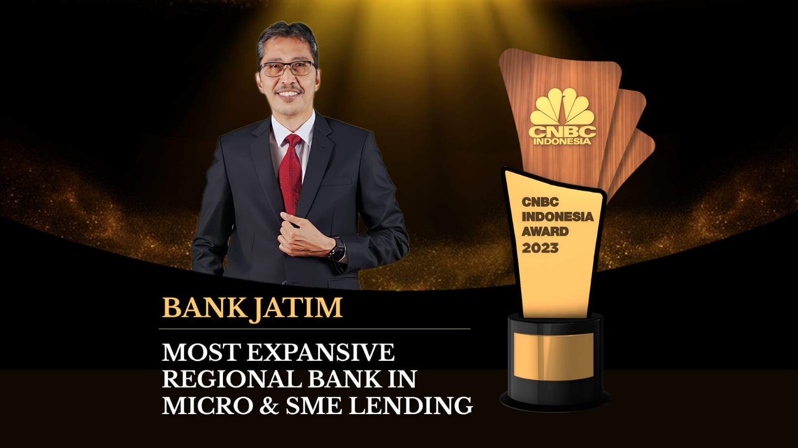 Bank Jatim Sabet Penghargaan Road To CNBC Indonesia Awards 2023 Best Regional Banks