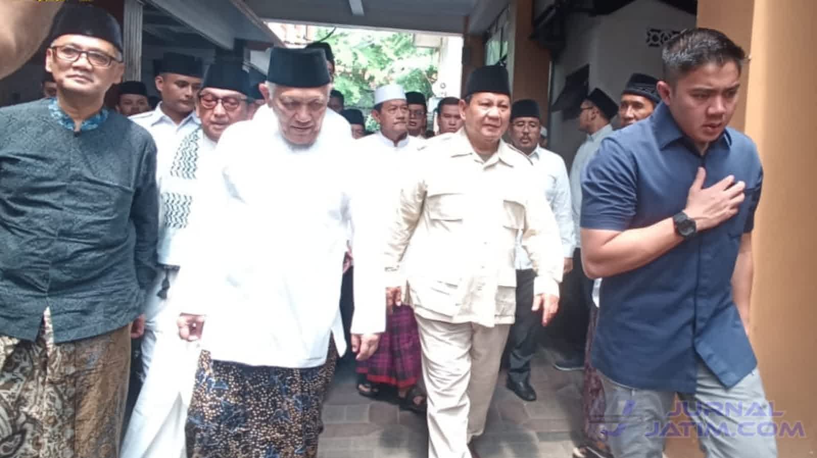 Ketua DPC Gerindra Jombang Sambut Prabowo di Tebuireng Jombang