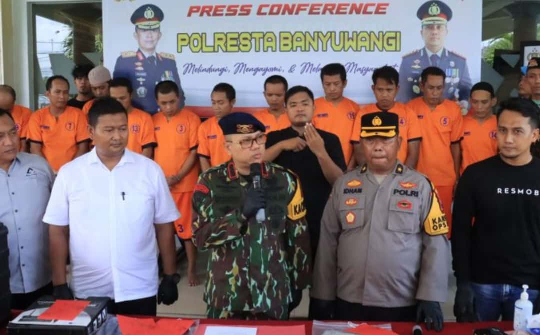 Polisi Meringkus 11 Maling di Banyuwangi Selama Oktober-November 2023