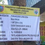 Warga Persoalkan Pembangunan Lapak Desa di Jombang, Ratusan Juta Dikerjakan Pemborong