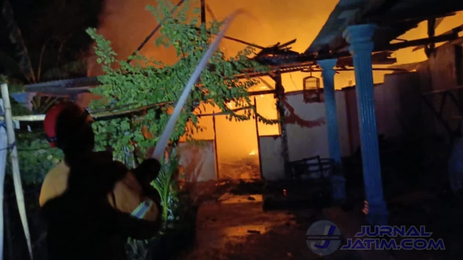 Ditinggal Pemilik ke Surabaya, Rumah di Nganjuk Hangus Terbakar, Ini Penyebabnya