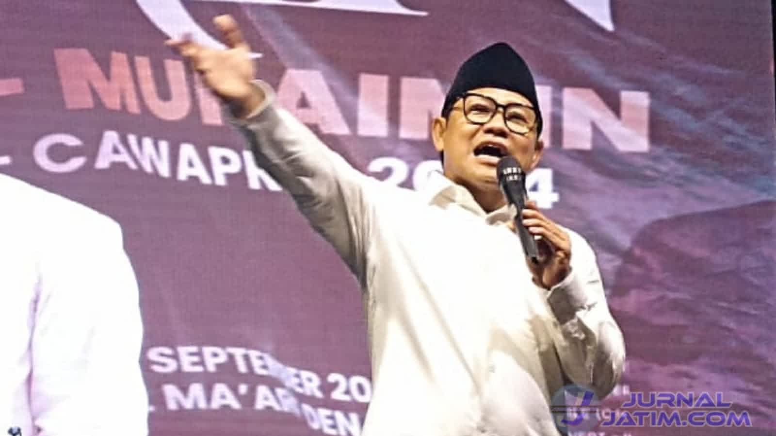 Cak Imin Pulang ke Jombang Sampaikan Hasil Survei Tiga Capres-Cawapres