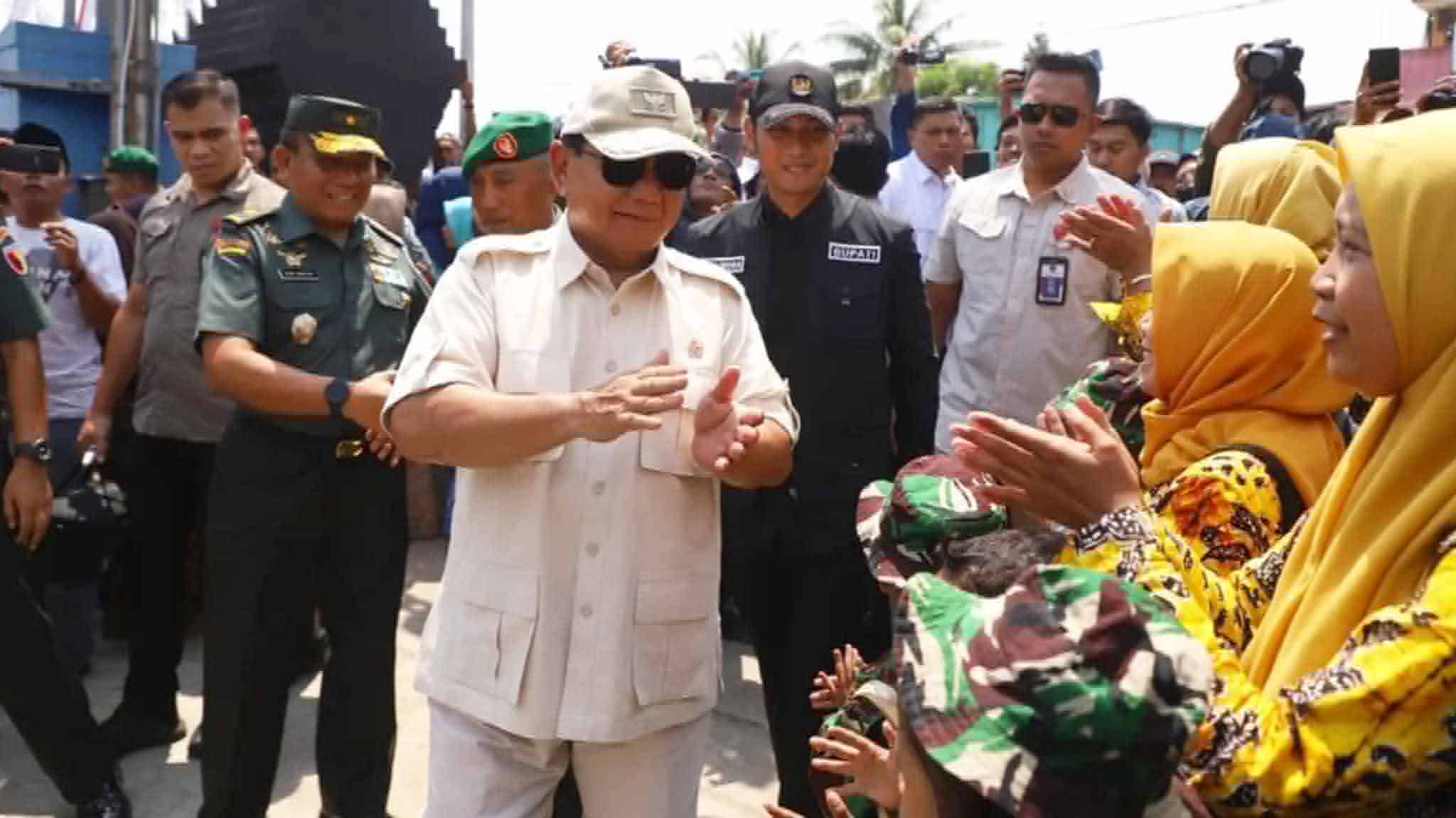 Ini Pesan Prabowo Subianto Kepada TNI dan Polri saat Kunjungan di Tuban