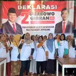 Mak-mak Kader Kesehatan di Jombang Sepakat Dukung Prabowo-Gibran di Pilpres 2024