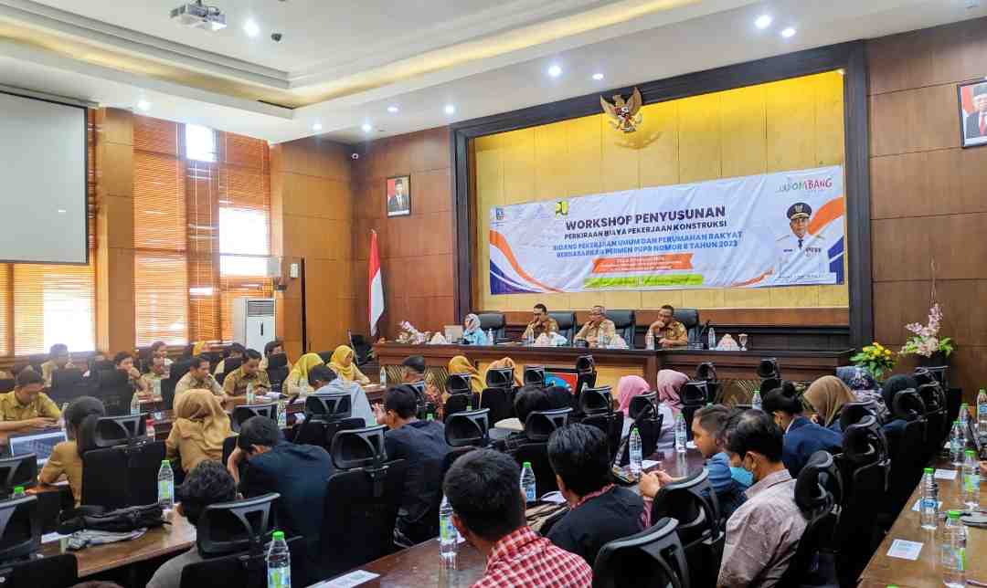 Aturan Baru Penyusunan Perkiraan Biaya Konstruksi Disosialisasikan PUPR Jombang