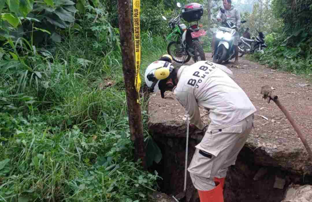 Pergerakan Tanah Terjang Jombang, 11 Rumah Rusak, 34 Jiwa Mengungsi