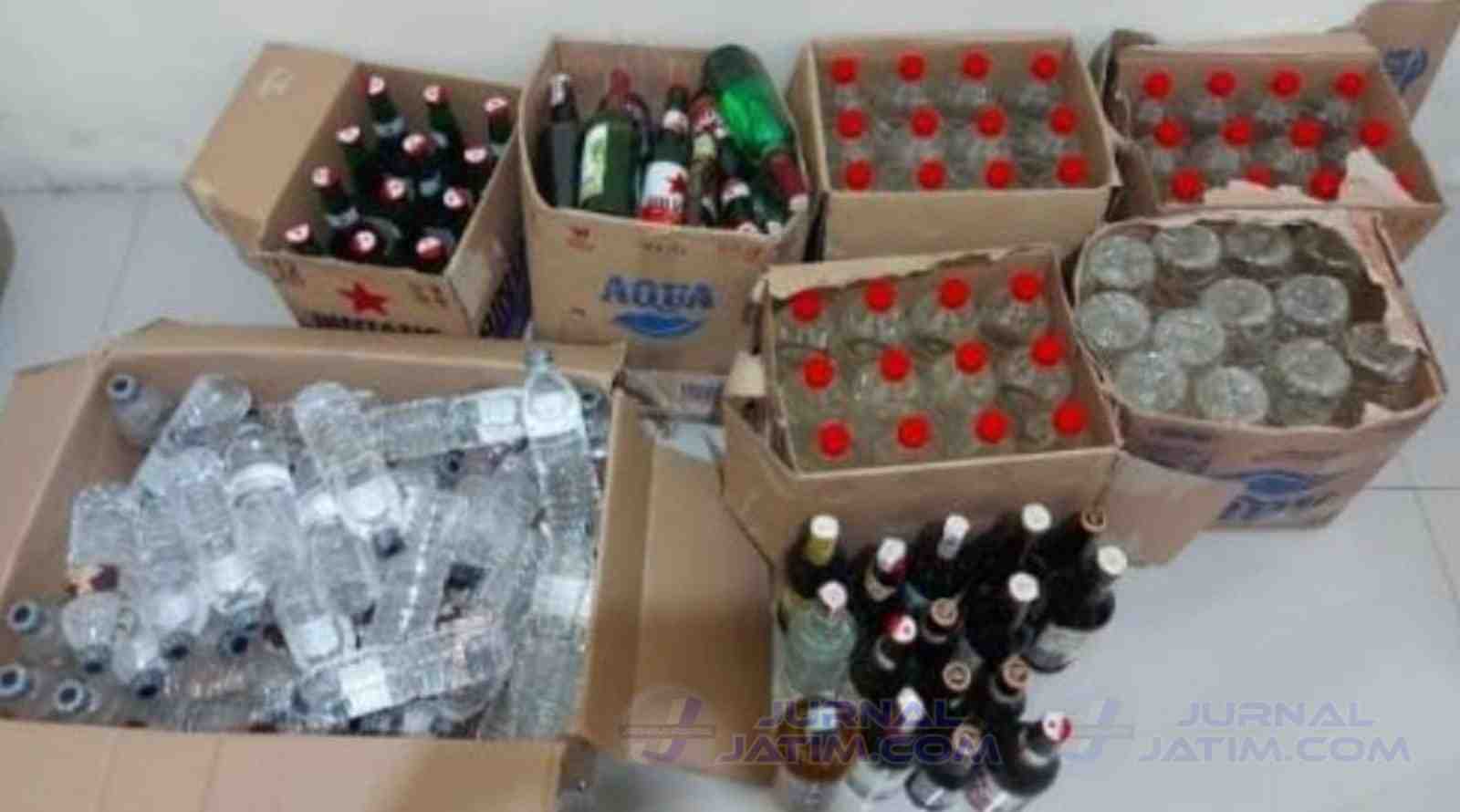 Ramadan, Warga Mojowarno Jombang Masih Nekat Jual Miras, Diciduk
