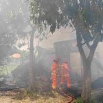 Bakar Sampah, Rumah Warga Kutorejo Nganjuk Ludes Terbakar