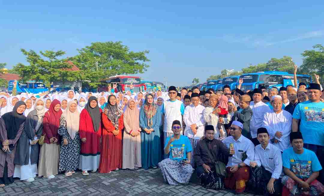 Mudik Lebaran, 59 Bus Antarkan Ribuan Santri Tebuireng Jombang Ke Kampung Halaman