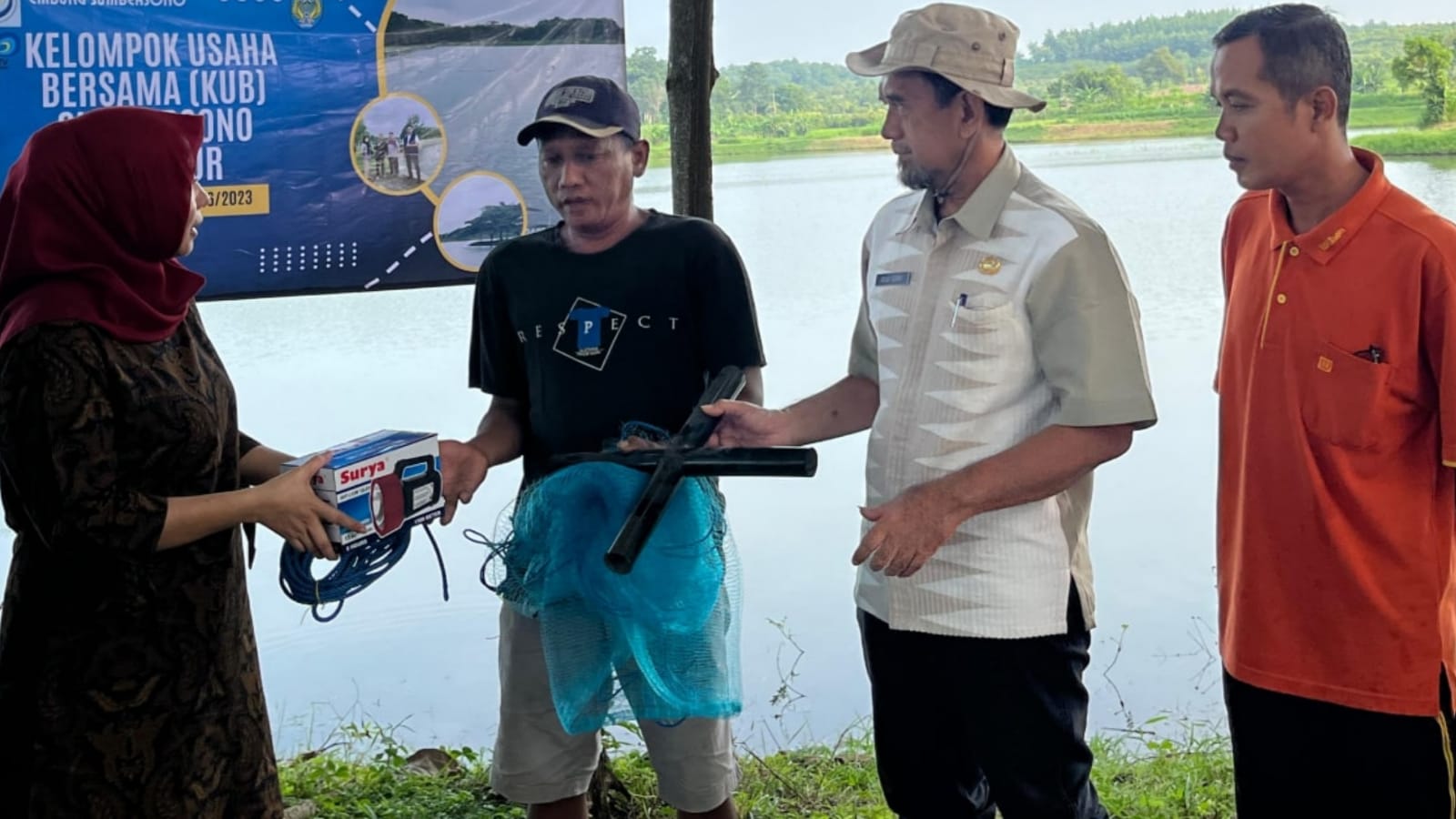 30.000 Bibit Ikan Tawes Ditabur di Embung Sumbersono dan Mangundikaran Nganjuk