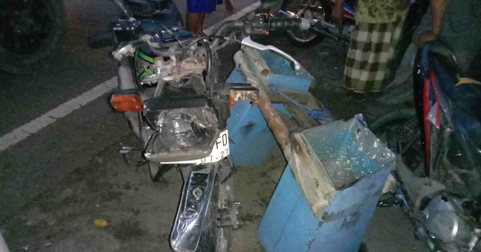 Penjual Tahu asal Madiun Luka Berat usai Menabrak Motor Supra di Denanyar Jombang