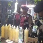 Warung Angkringan di Jl Pahlawan Kusuma Bangsa Kota Kediri Digerebek Polisi