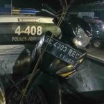 Pengendara Revo Mau Belok, Mobil Pikap Tak Bisa Menghindar, Nahas Kuli Batu di Jombang