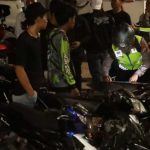 Sabtu Dini Hari Razia Balap Liar di JLS Pacitan Hasilkan 29 Motor