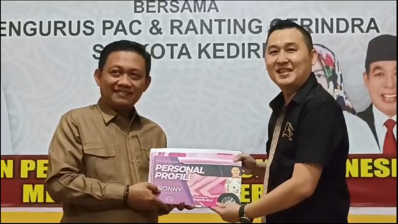 Ketua DPC PSI Terima Dukungan Pencalonan Pilkada Kediri dari Partai Gerinda