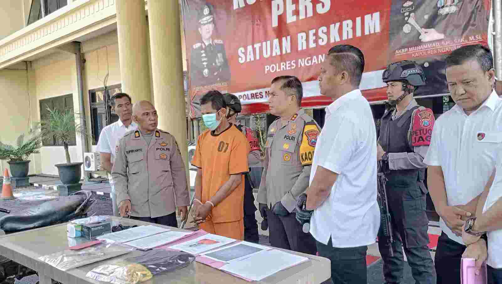 Warga Nganjuk Diduga Mencuri Pompa Air di 8 Lokasi Wilayah Pace