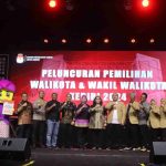 Happy Asmara Ramaikan Peluncuran Maskot dan Jingle SI TATAK KPU Kota Kediri