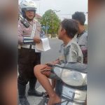 Beginilah Ending Bocah Mewek Terjaring Polisi Operasi Patuh Semeru di Jombang