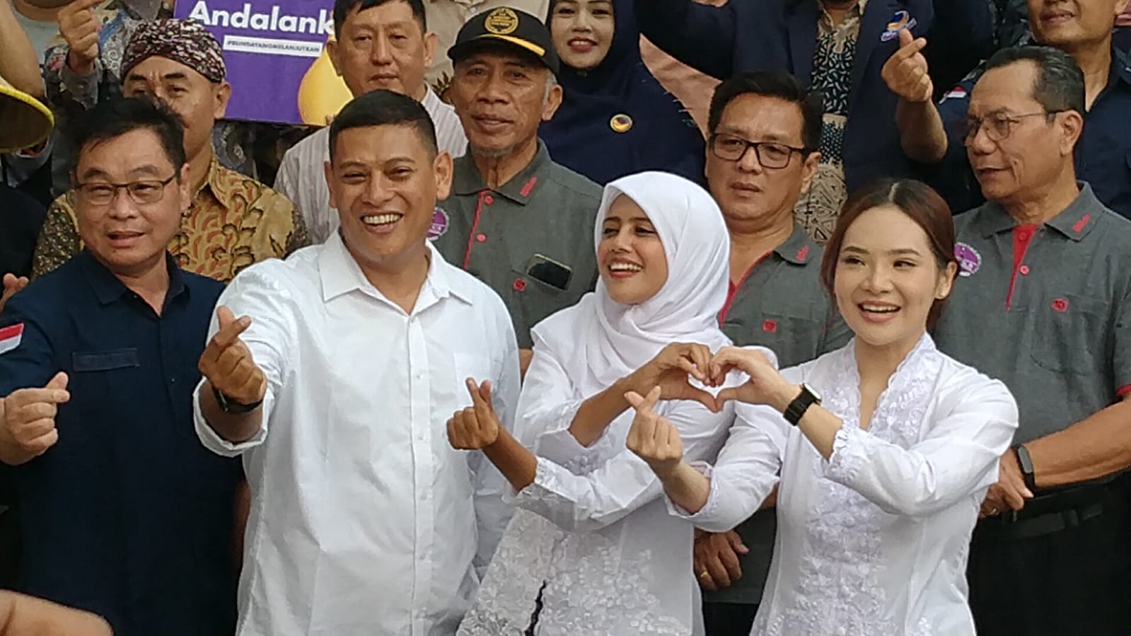 Ferry Silviana-Regina Resmi Jadi Jago PAN dan Nasdem di Pilkada Kota Kediri 2024