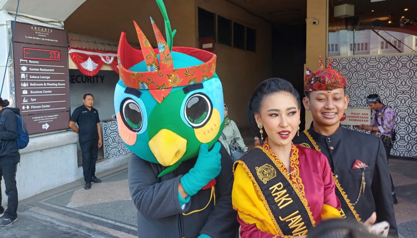 Si Jalih Maskot Pilkada Jatim 2024 Keliling di Kota Tua Surabaya, Ini Tujuannya