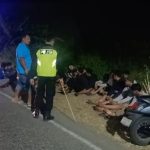 Para Pembalap Liar di Bypass Jombang Kocar-kacir Dikejar Polisi, Puluhan ABG Tertangkap