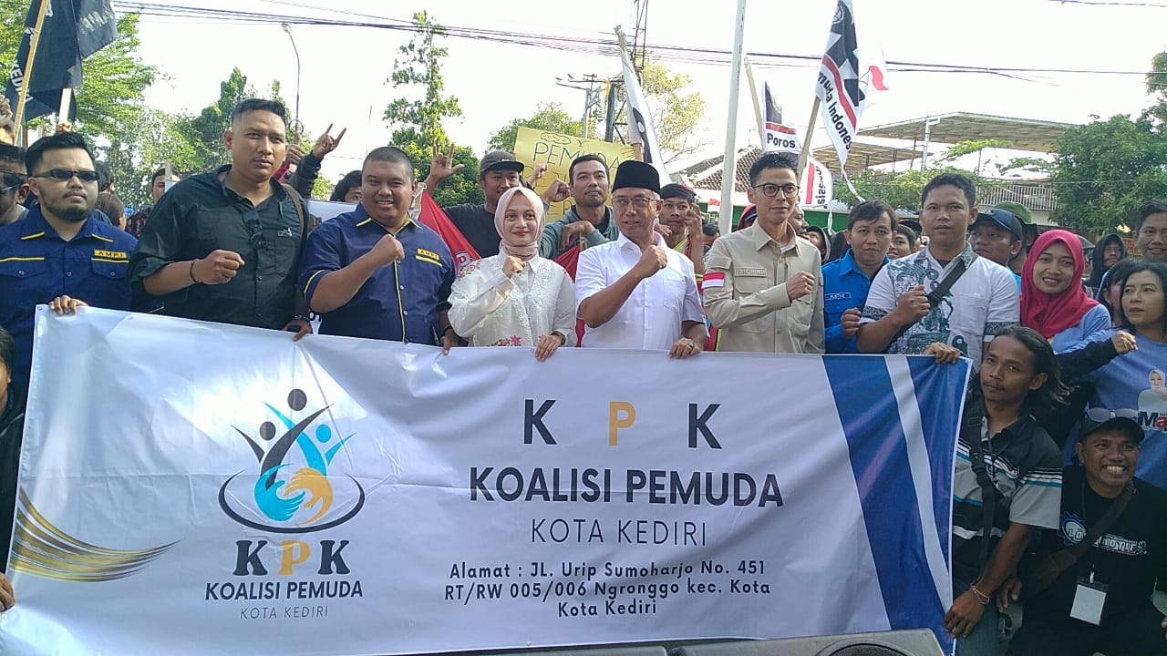 Koalisi Pemuda Kota Kediri Nyatakan Dukungan Kepada Vinanda dan Gus Qowim di Pilwali 2024