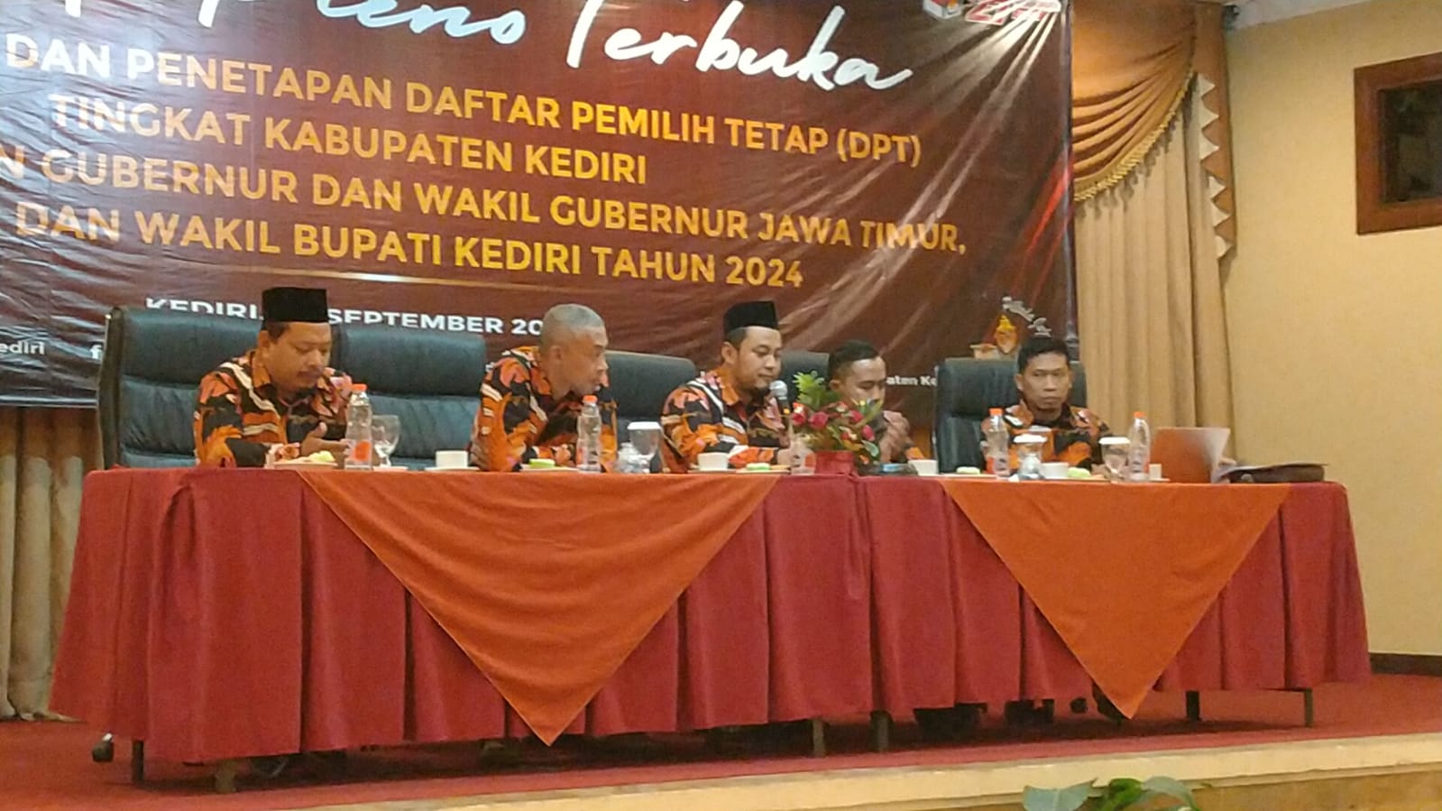 KPU Kabupaten Kediri Tetapkan DPT Pilkada 2024 Sebanyak 1.254.964 Pemilih