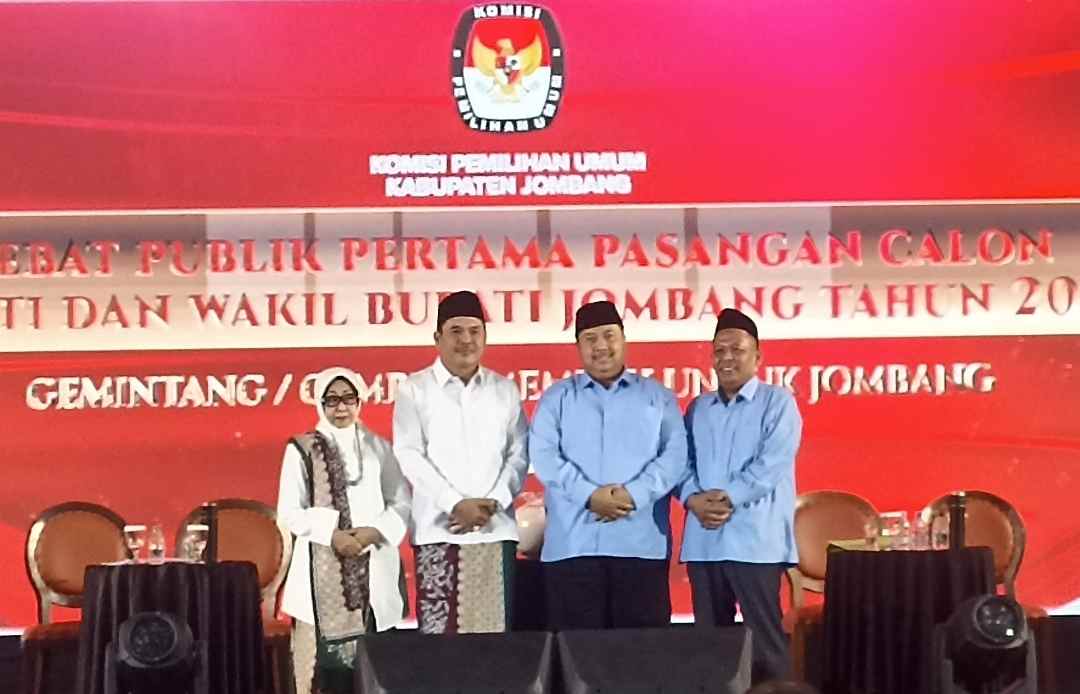 Debat Pilkada Jombang 2024, KPU: Masyarakat Semakin Mengenal Calon dan Programnya