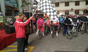 Ponpes Wali Barokah Kediri Gowes Senang Gembira, Peringati Hari Pahlawan