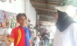 Bunda Fey dan Relawan FREN Kampanye di Kelurahan Bangsal Kota Kediri, Janji Atasi Banjir