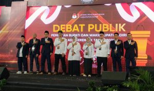 Debat Terakhir Cabup-cawabup Kediri 2024 Berjalan Sukses