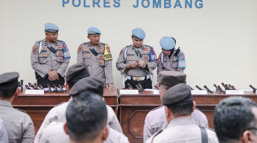 Senpi Anggota Polres Jombang "Dirazia", Begini Hasilnya