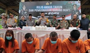 Jaringan Peredaran Narkotika di Nganjuk dan Kediri Terbongkar di Penghujung Tahun