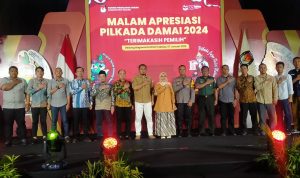 Malam Apresiasi Pilkada Damai, KPU Kabupaten Kediri Terima Kasih Pemilih