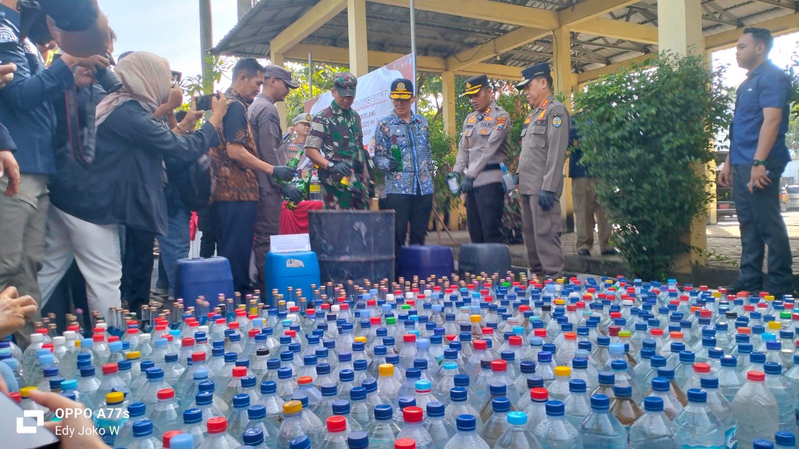 Narkoba Hingga Knalpot Brong Hasil Operasi Jelang IdulFitri di Nganjuk, Dimusnahkan