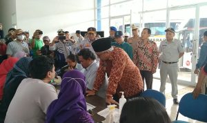 Rekayasa Lalu Lintas dan Ramp Check Kendaraan di Kediri Jelang Mudik Lebaran