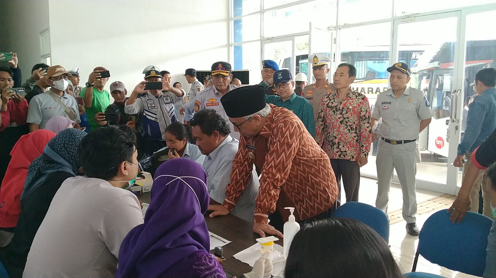 Rekayasa Lalu Lintas dan Ramp Check Kendaraan di Kediri Jelang Mudik Lebaran