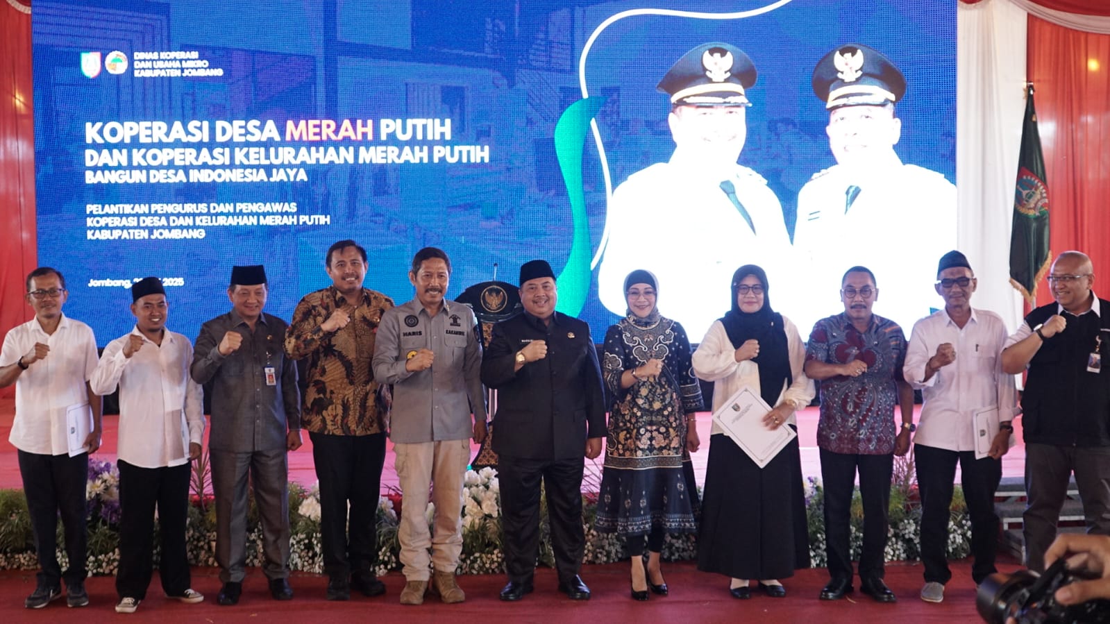 Pesan Bupati Jombang Kepada 2.448 Pengurus-Pengawas Kopdes Merah Putih, Penting!