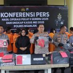 63 Pelaku Narkoba dan Kriminalitas di Nganjuk Ditangkap Polisi