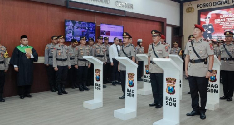 Kasatresnarkoba Polres Jombang Dimutasi, Berikut Nama-nama Pejabat Lain yang Dilantik