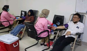 Peduli Sesama, 50 Orang Donor darah di RSD Kertosono Nganjuk