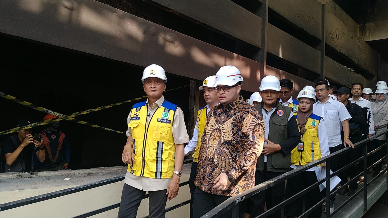 Menteri PU Kunjungi Kantor Pemkab Kediri, Tegaskan Perbaikan Fasilitas Didanai Pusat