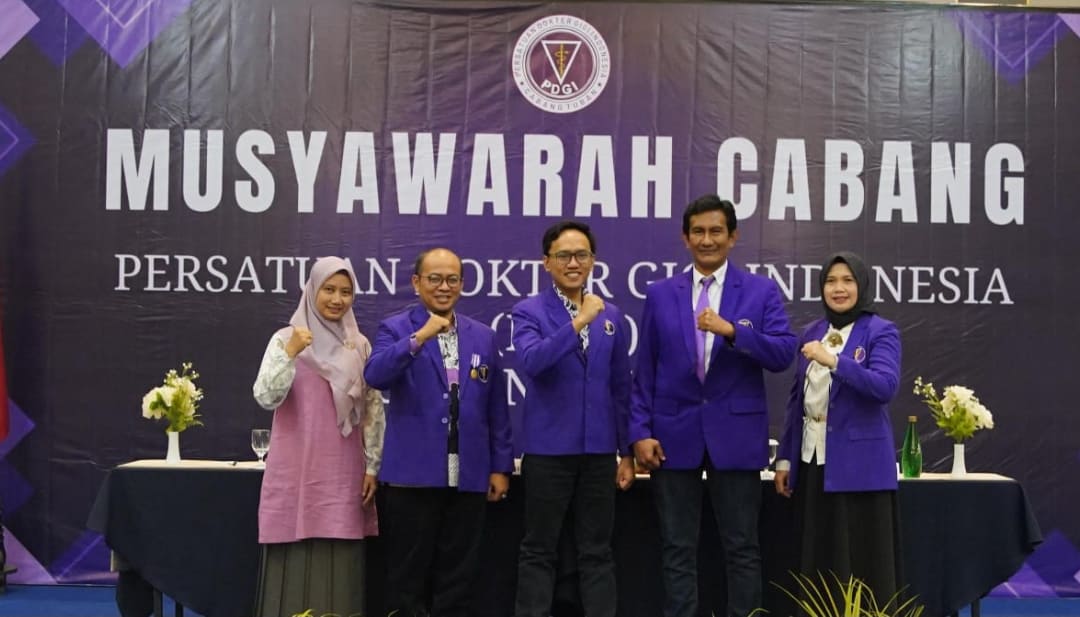 Muscab VII, Ahmad Riza Faruqi Dikukuhkan Lagi Jadi Ketua PDGI Tuban 2025-2030