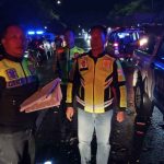 Polisi olah TKP laka beruntun Detik-detik Pikap Hancur saat Kecelakaan Beruntun di Jombang: 2 Tewas Satu Luka Berat