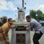 Setelah Viral, Patung Macan Putih Balongjeruk Kediri Dilindungi Negara