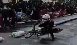 pembalap terjatuh Rookie Drag 2026 di Jombang Diwarnai Insiden Pembalap Jatuh, Begini Kondisinya