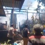 Kompor Gas Tiba-tiba Meledak, Rumah dan Motor Warga di Jombang Hangus Terbakar